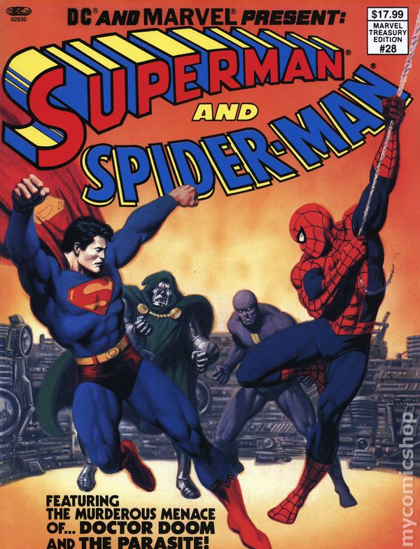 DC and Marvel Present Superman and Spider-Man Facsimile - mycomicshop