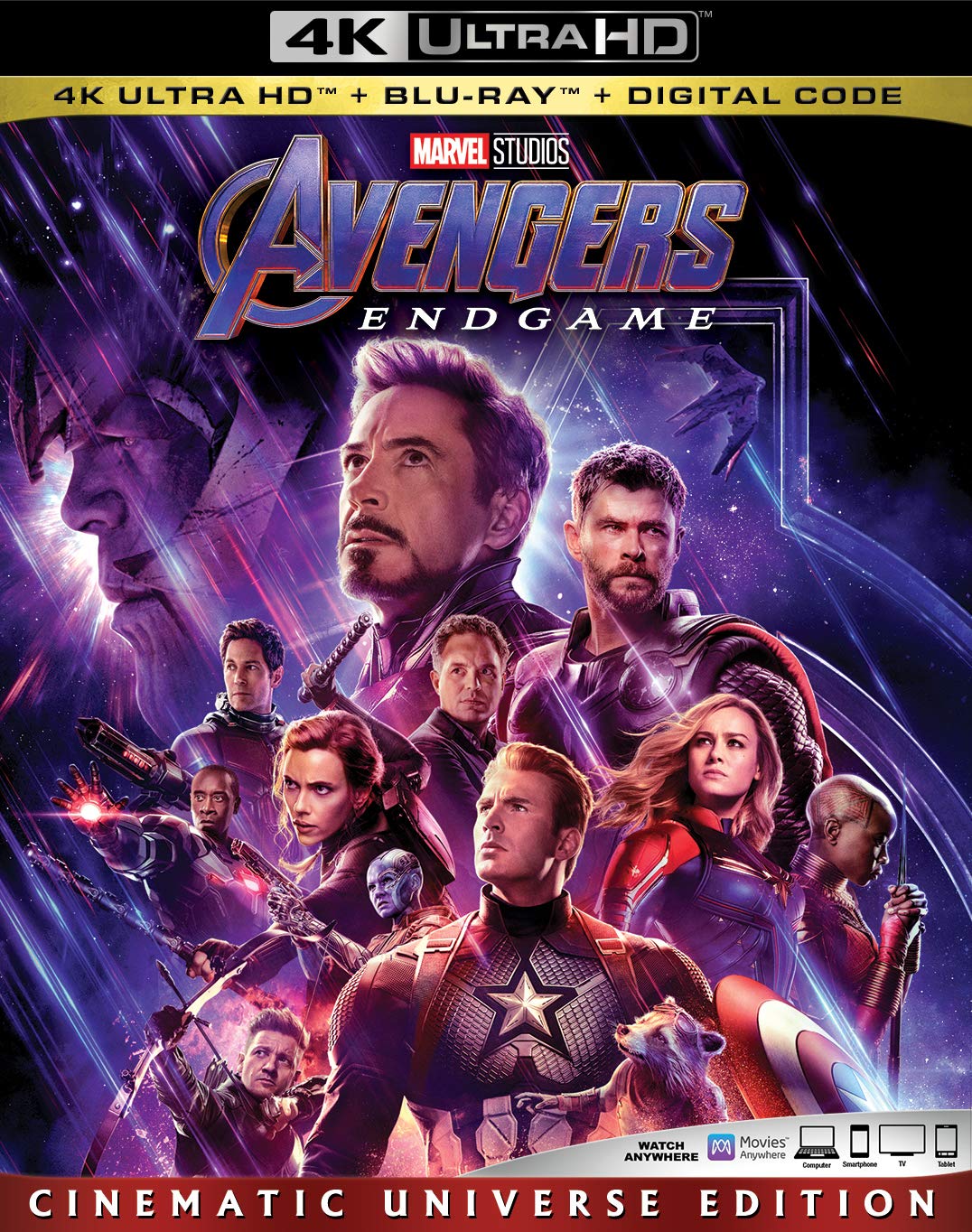 Avengers: End Game Blu-Ray DVD