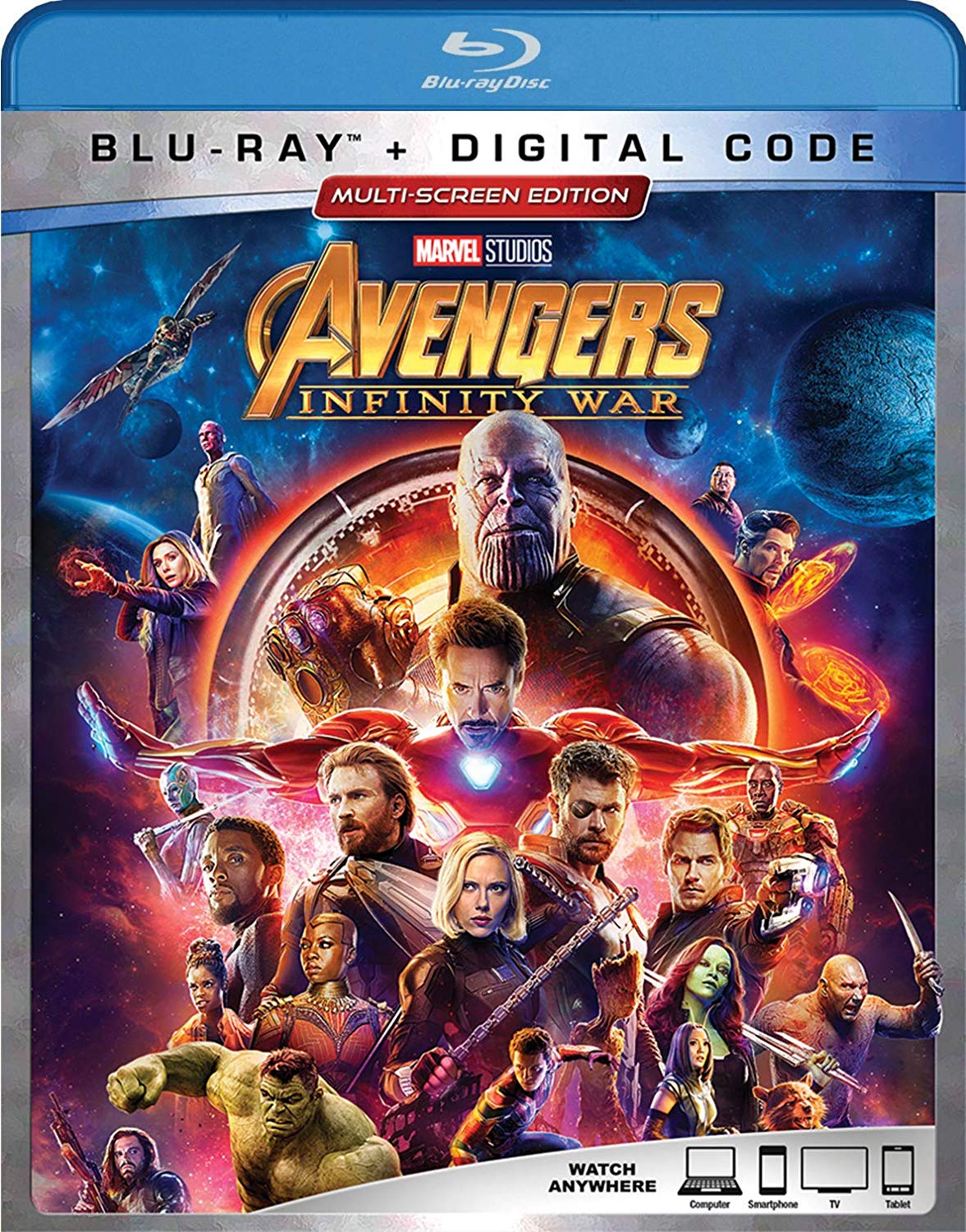 Avengers: Infinity War - Blu-Ray DVD